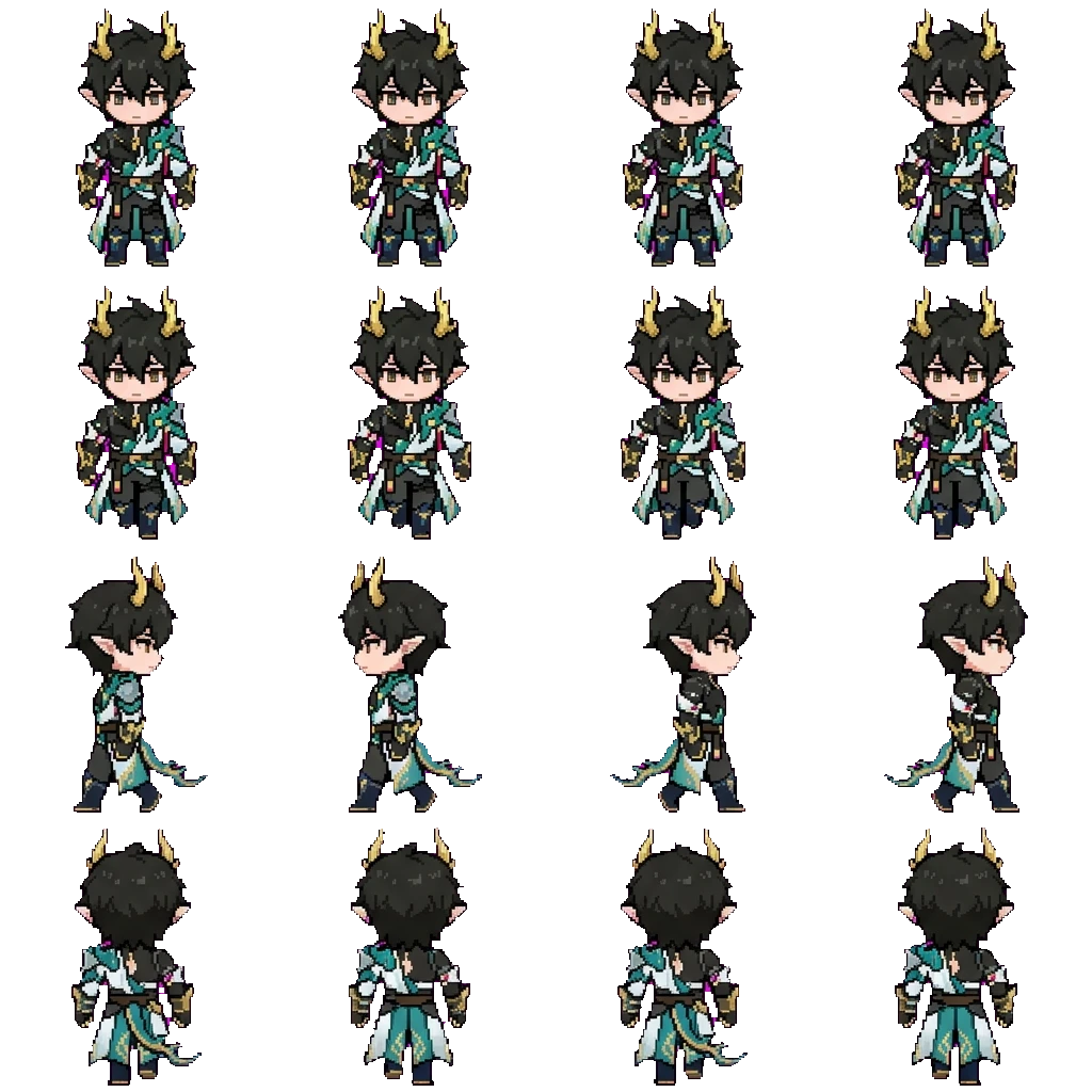 Дань хен movement sprite