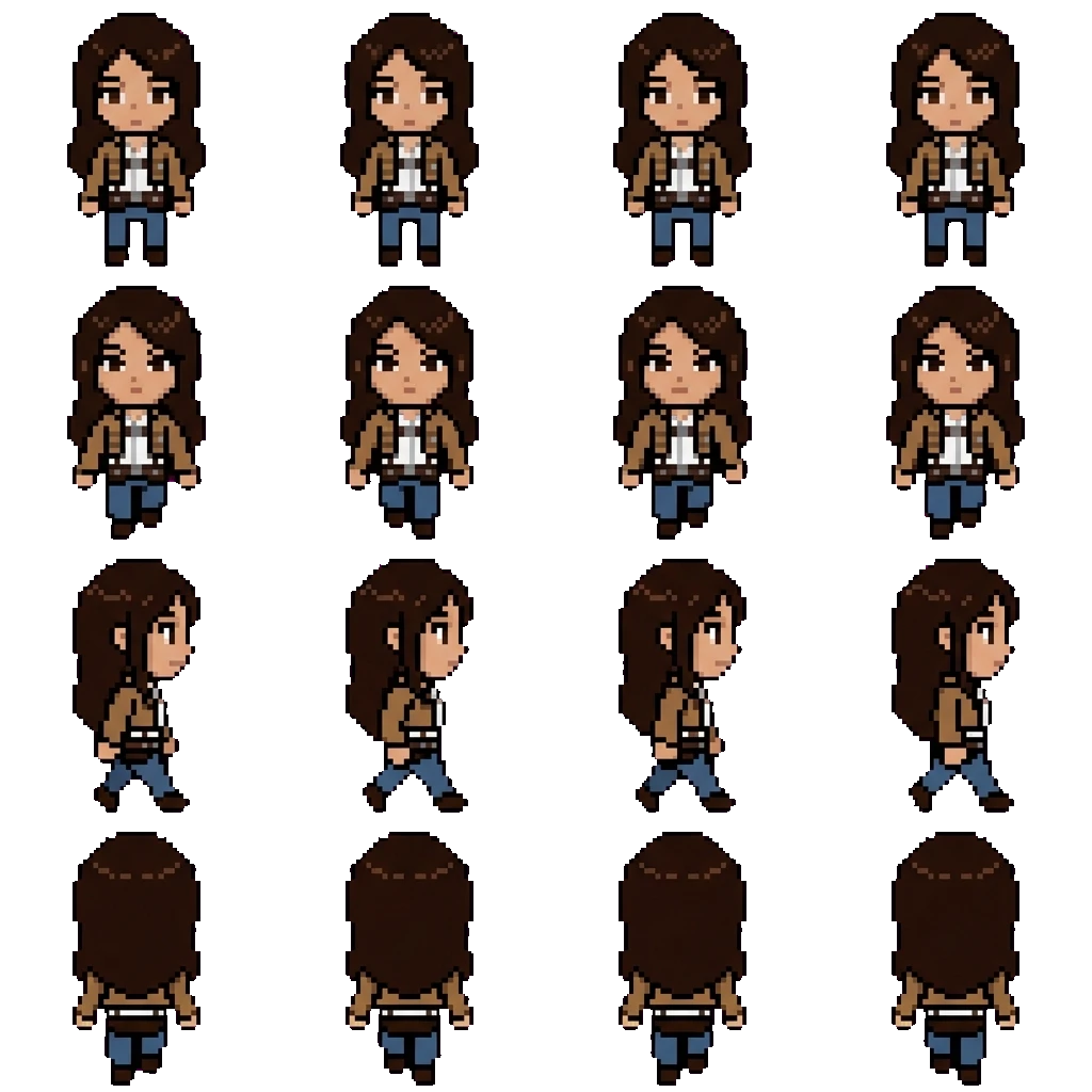 Yanali movement sprite