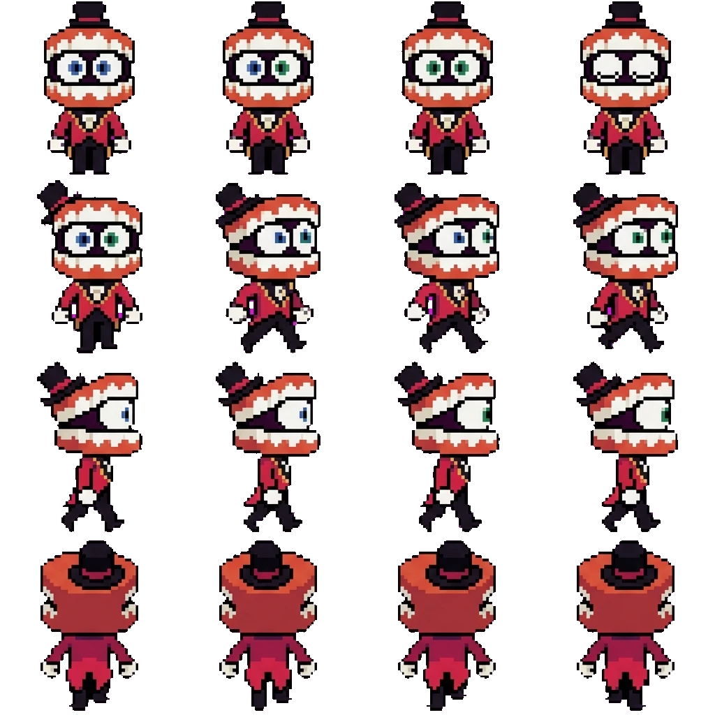 Caine movement sprite
