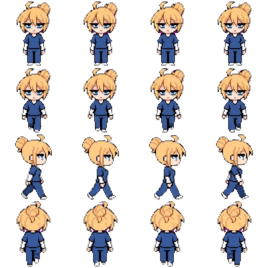 Nurse Lawrence movement sprite