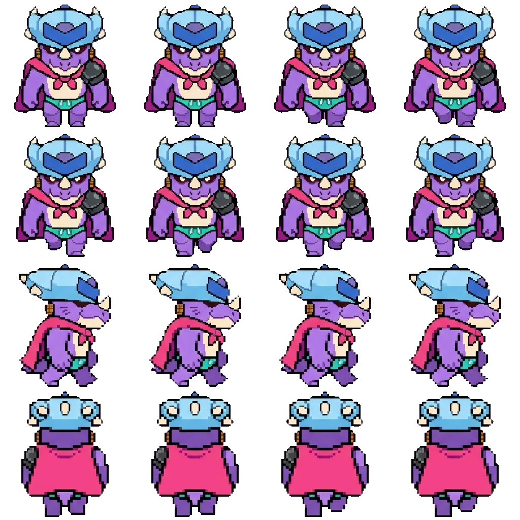 Pierce movement sprite