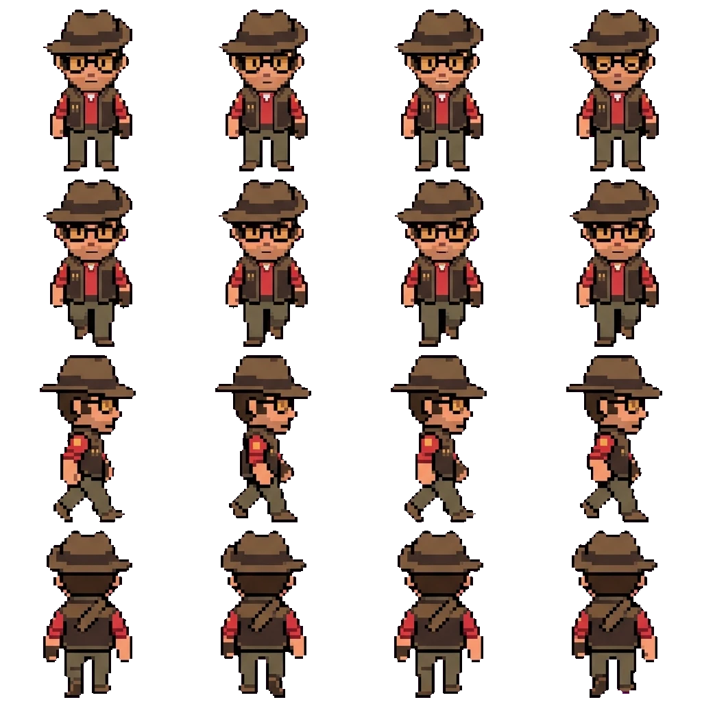 Mick movement sprite