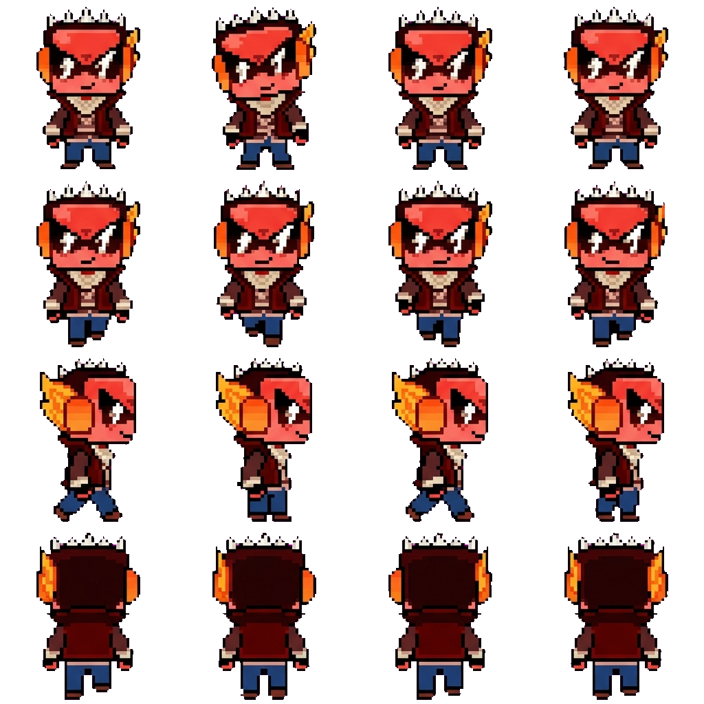 Derak movement sprite