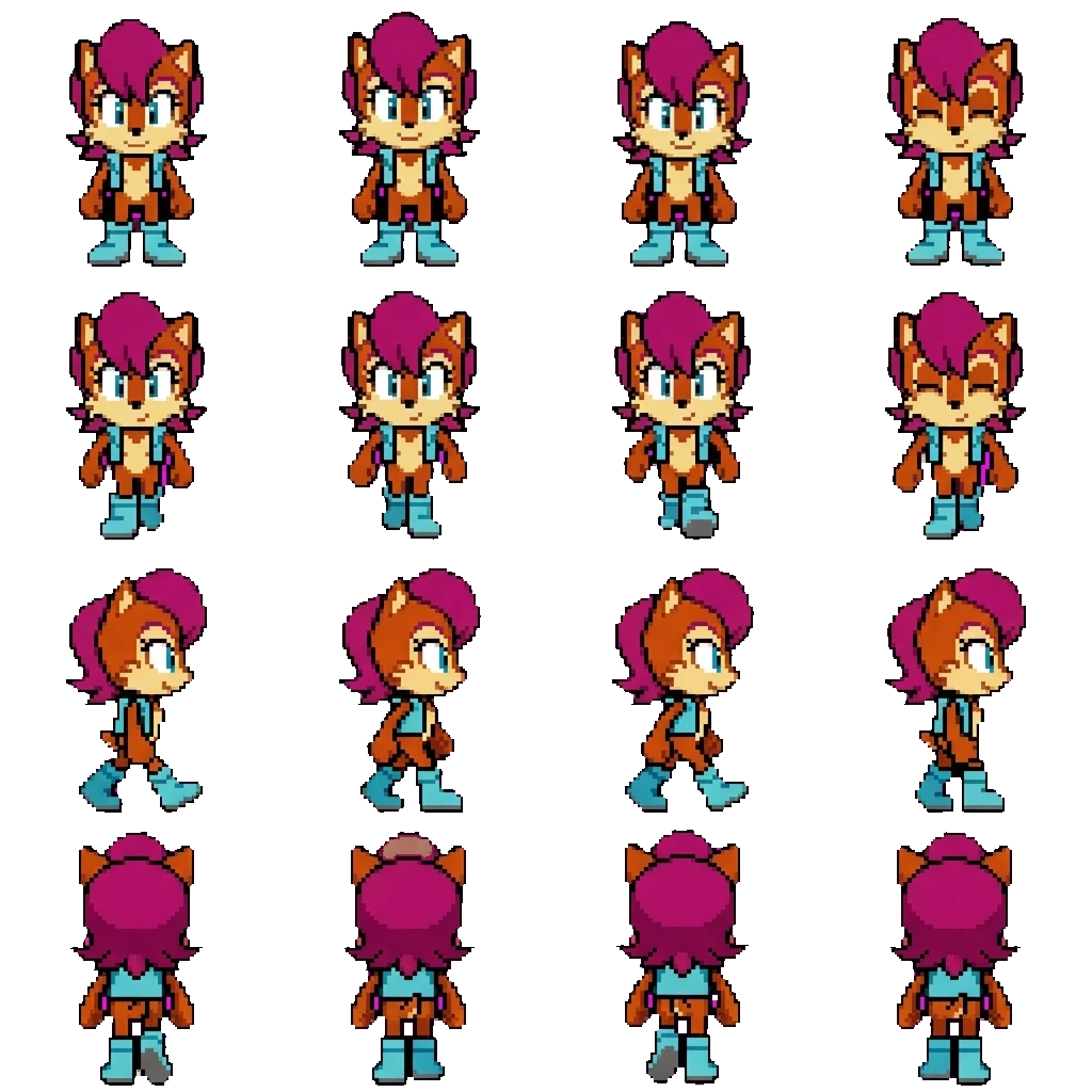 Sally movement sprite