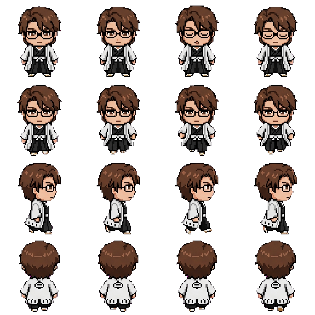 Aizen sosuke movement sprite