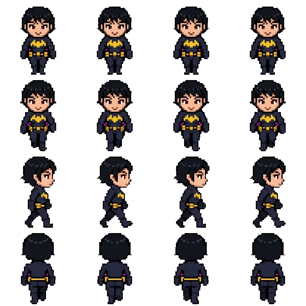 Cassandra Cain movement sprite