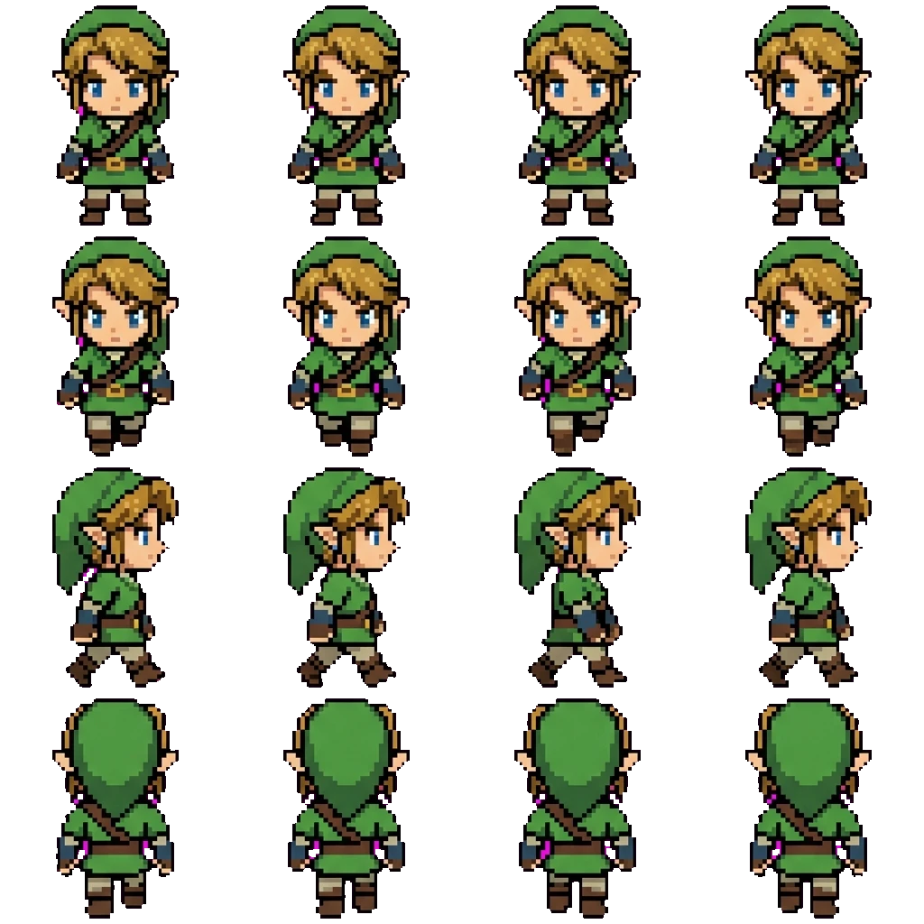 Link movement sprite