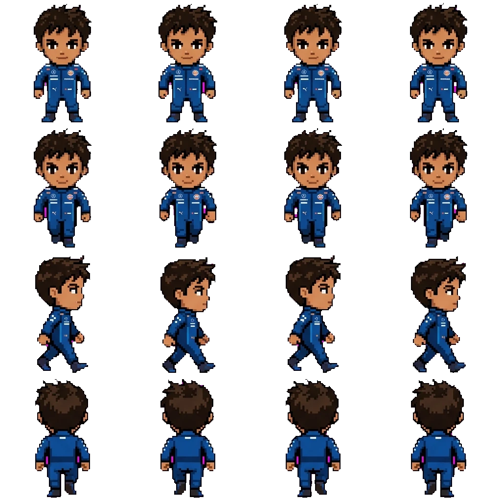 Alex Albon movement sprite