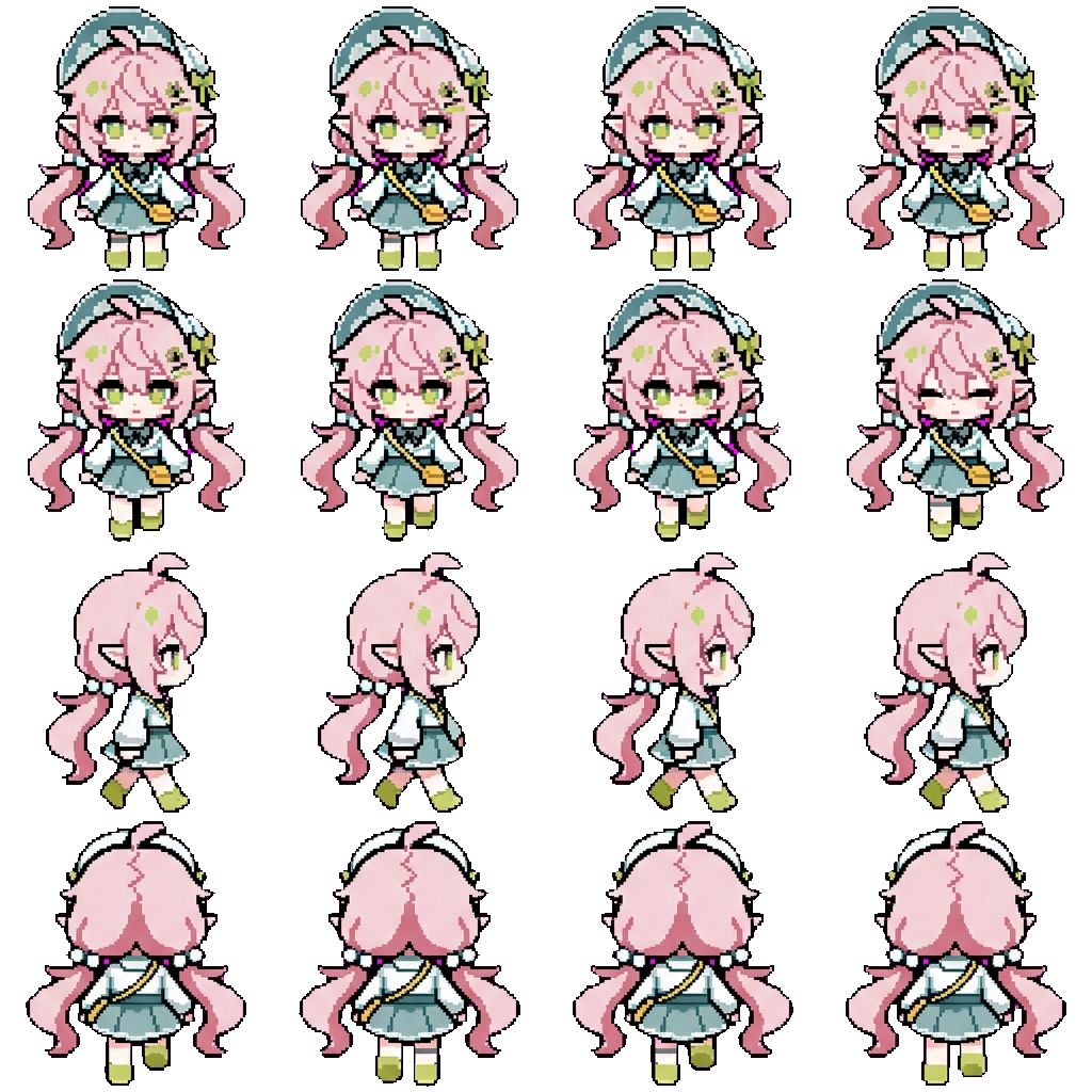 Akiru movement sprite