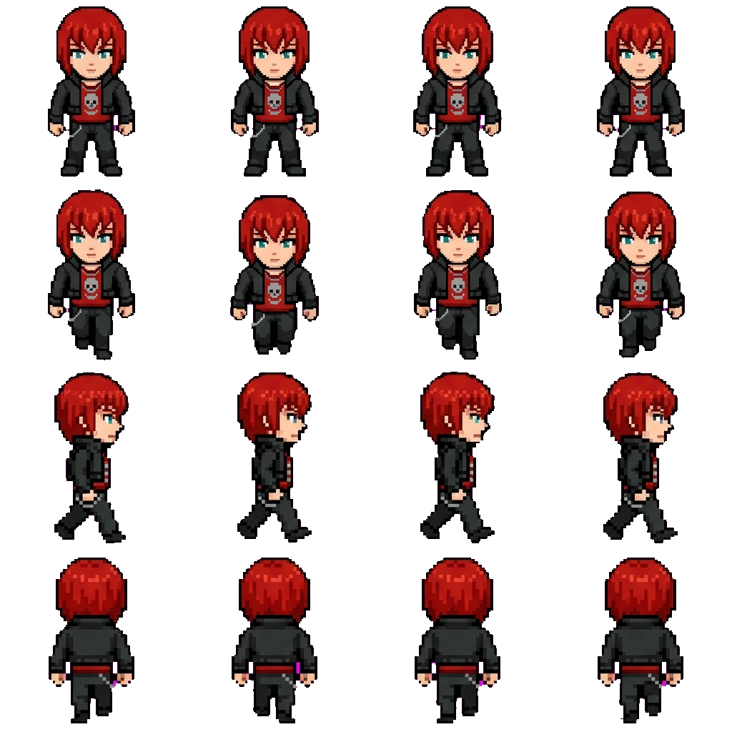 Castiel movement sprite
