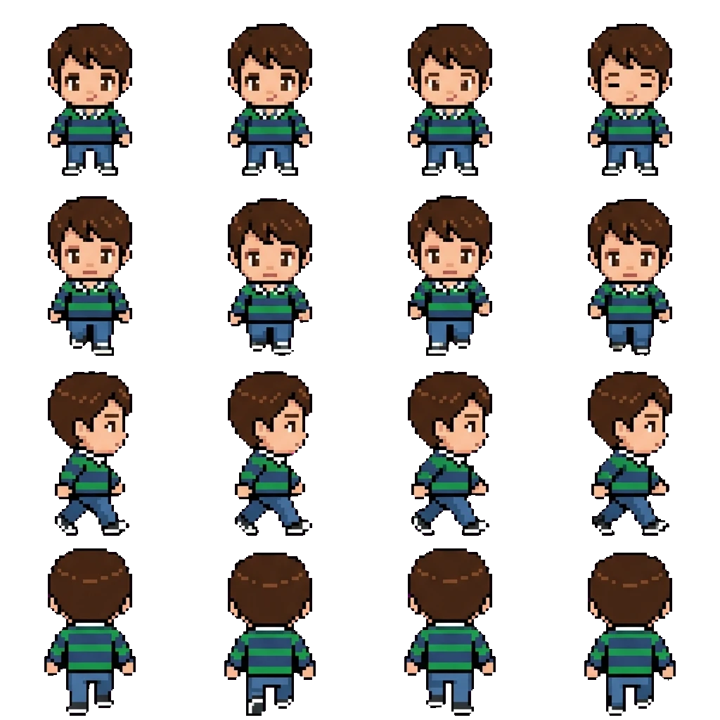 Greg Heffley movement sprite