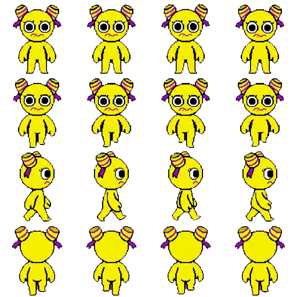 Cofetti movement sprite