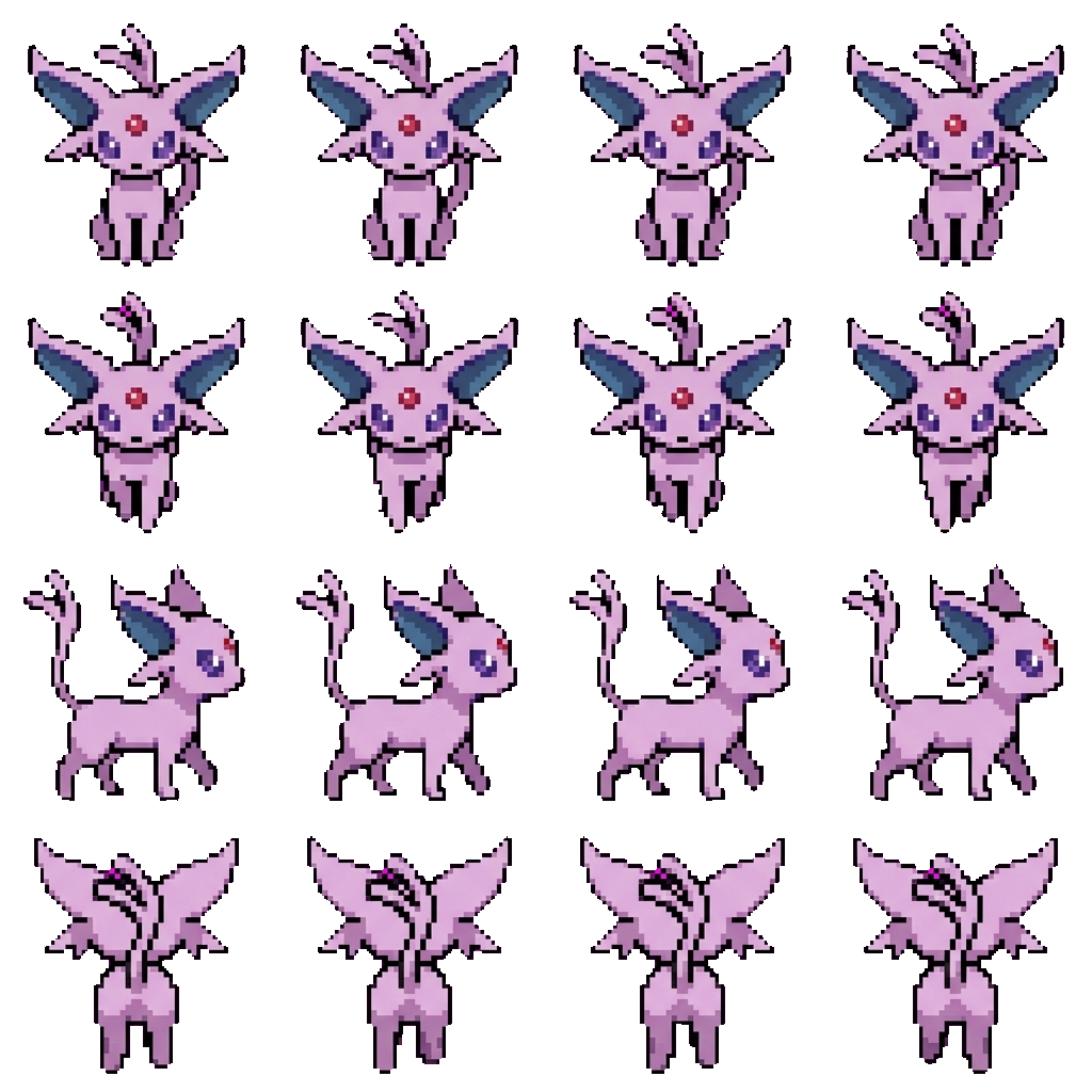 Pisiana movement sprite