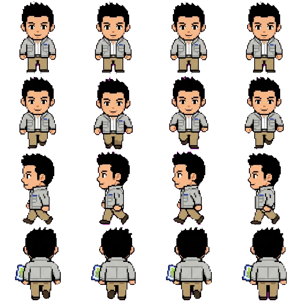 Shunichi Maki movement sprite
