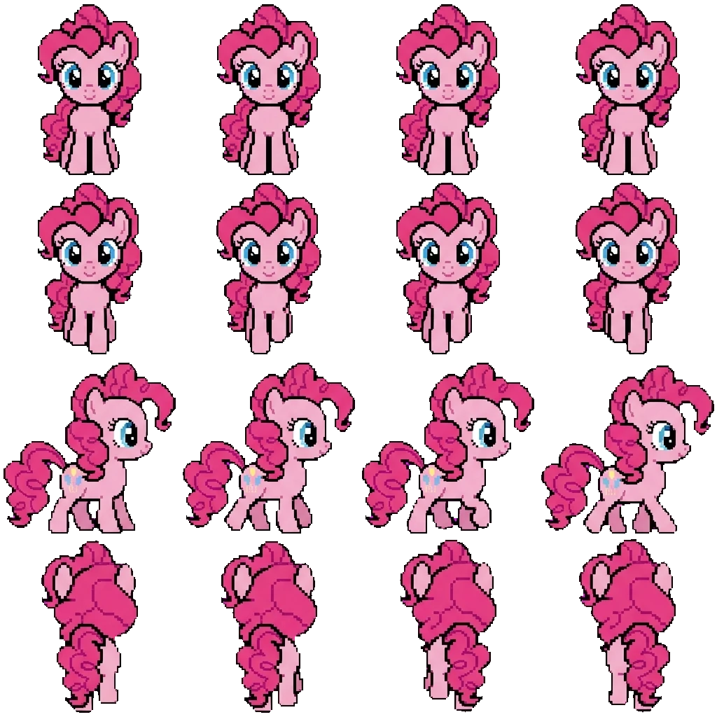 Pinkie Pie movement sprite