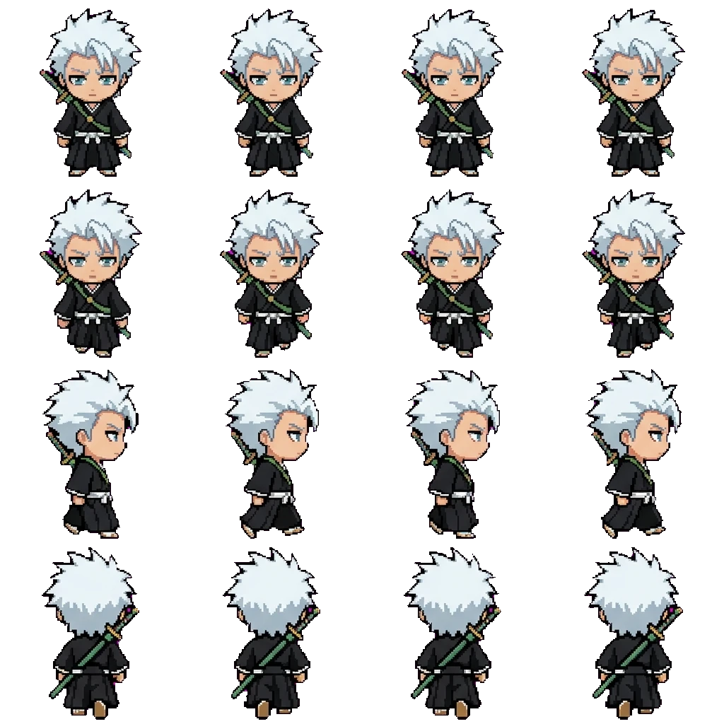 ฮิตสึกายะ โทชิโร่ movement sprite