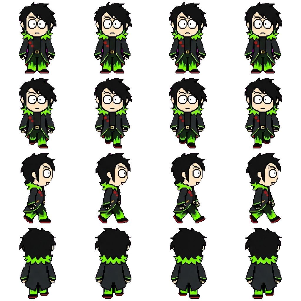 Mike movement sprite