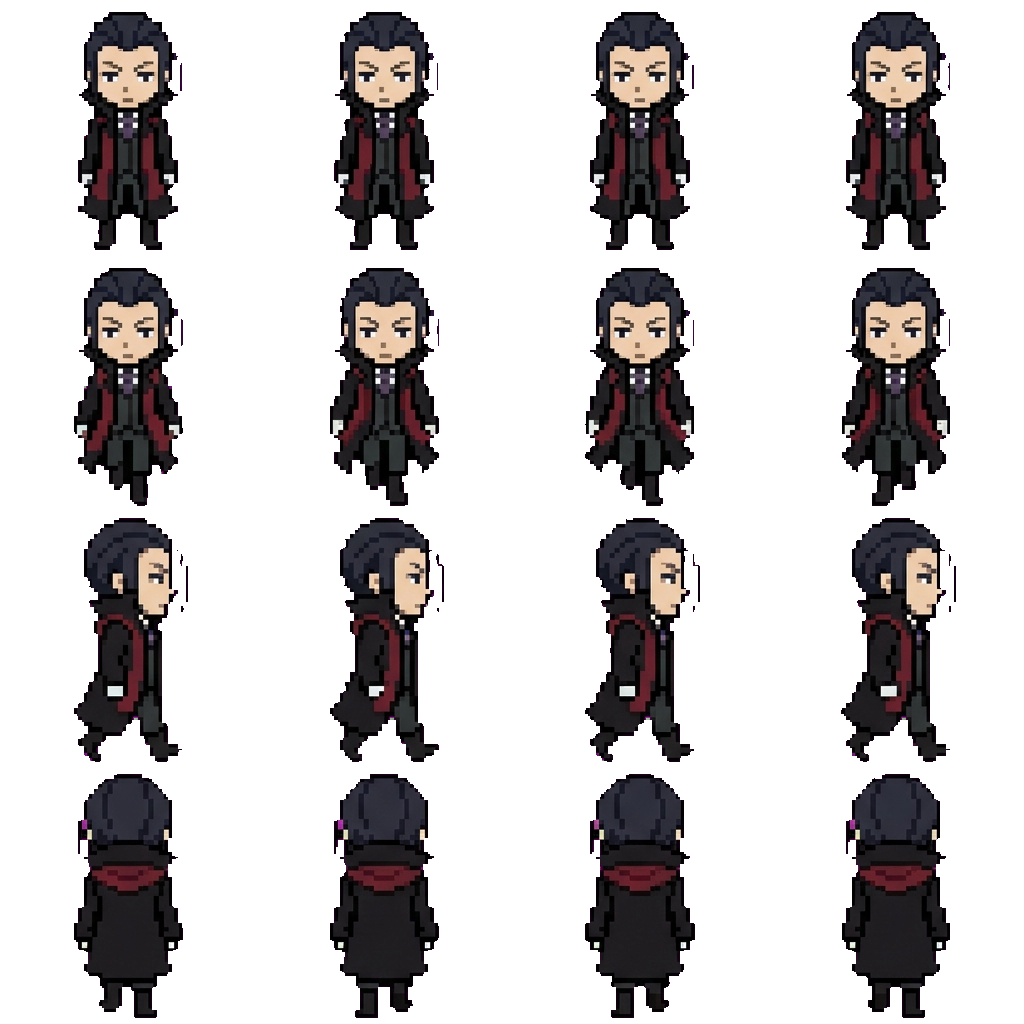 Мори Огай movement sprite