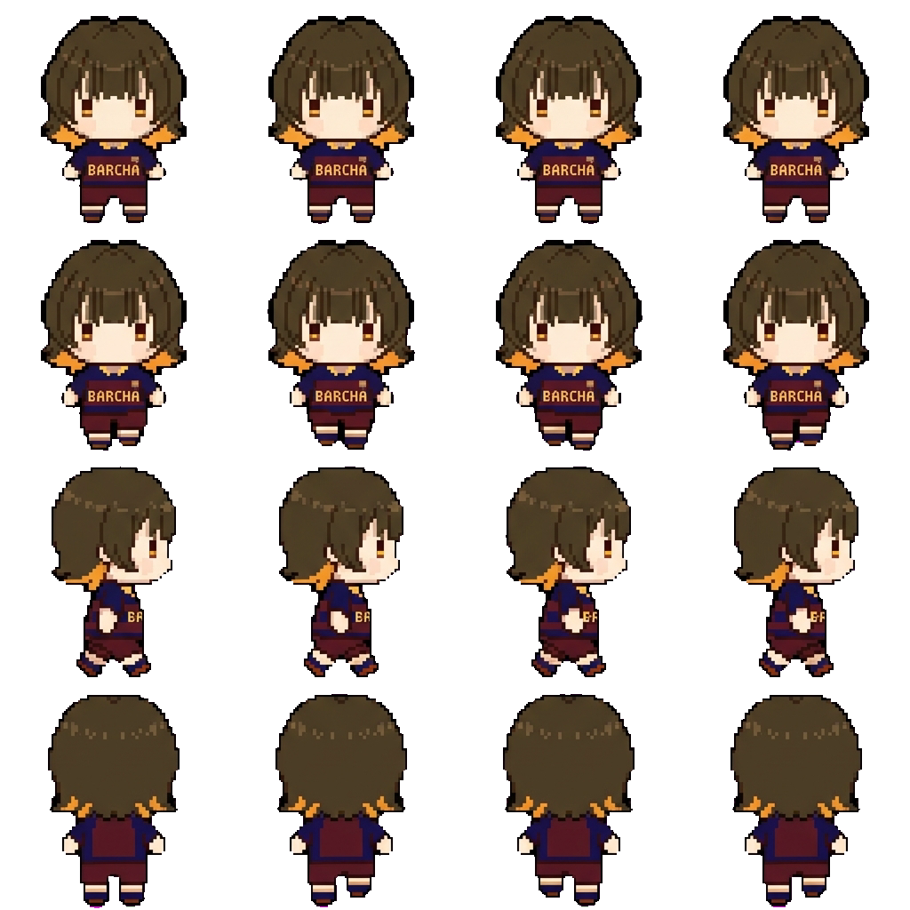 Meguru Bachira movement sprite