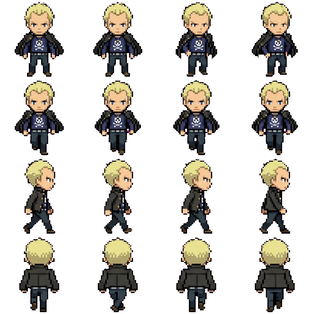 Kanji Tatsumi movement sprite