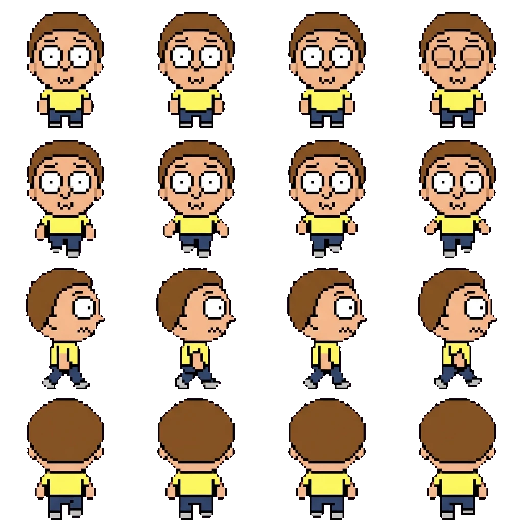 Morty movement sprite