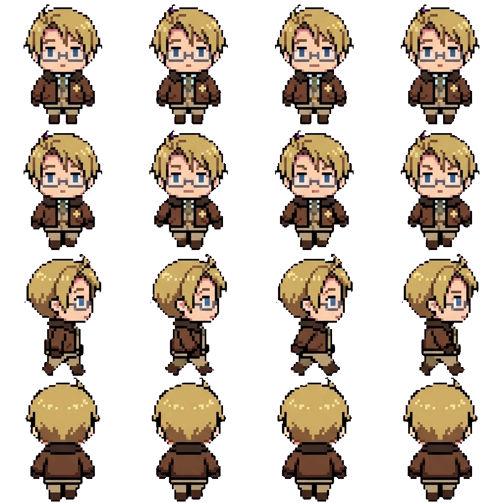 Alfred F Jones movement sprite