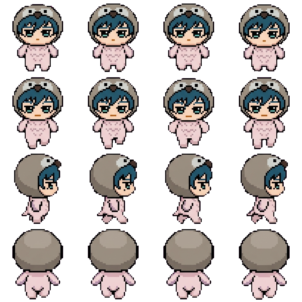 Owl Rin movement sprite