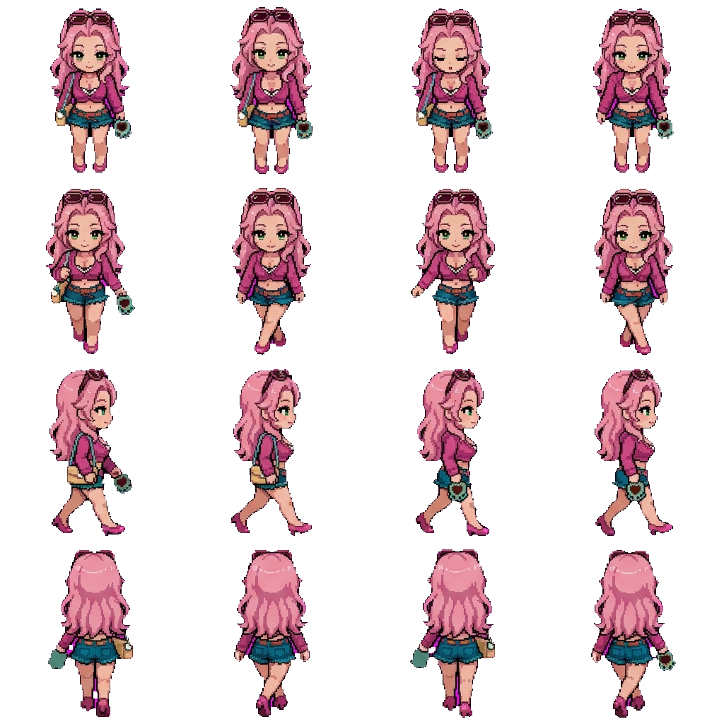 Mizi movement sprite