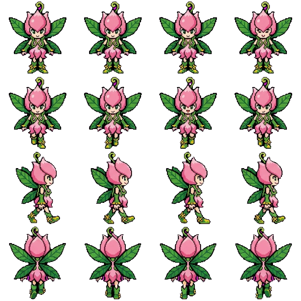 Lillymon movement sprite