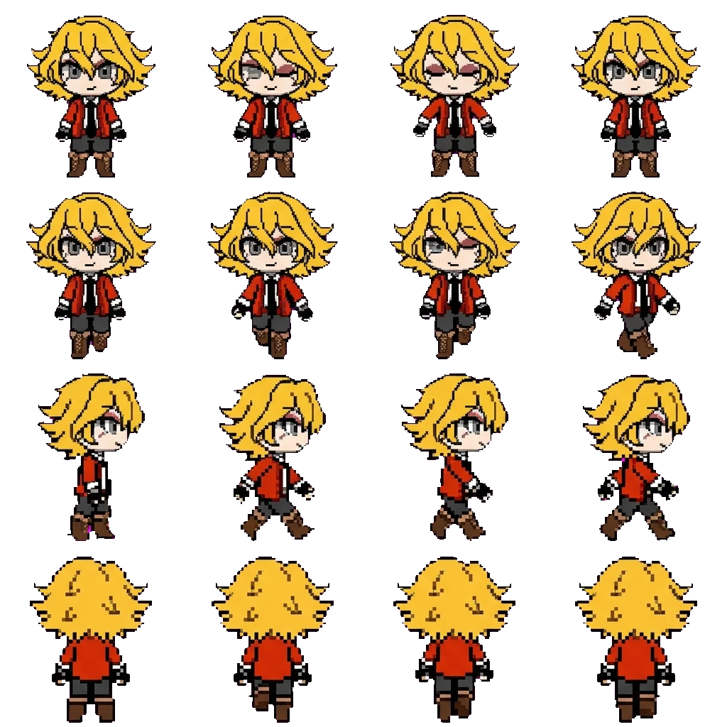 Reiko movement sprite