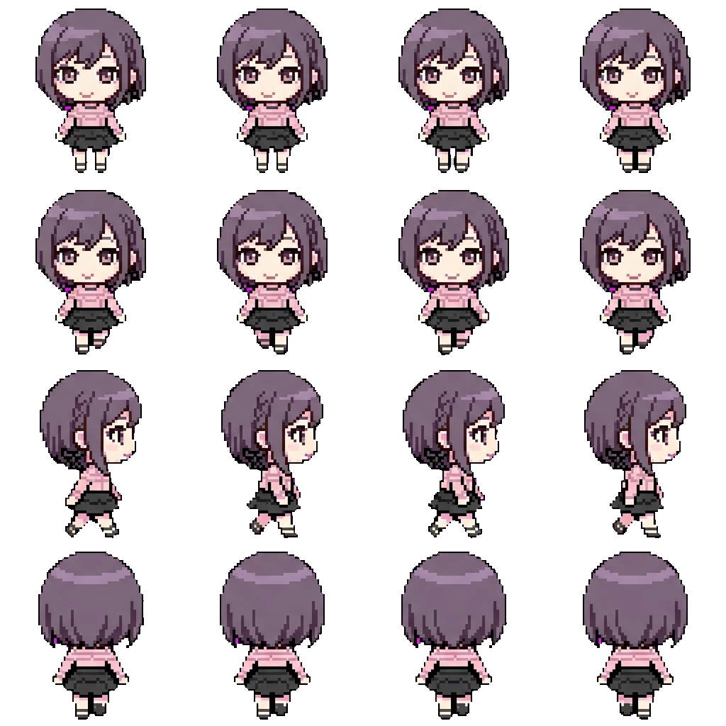 Ena Shinonome movement sprite