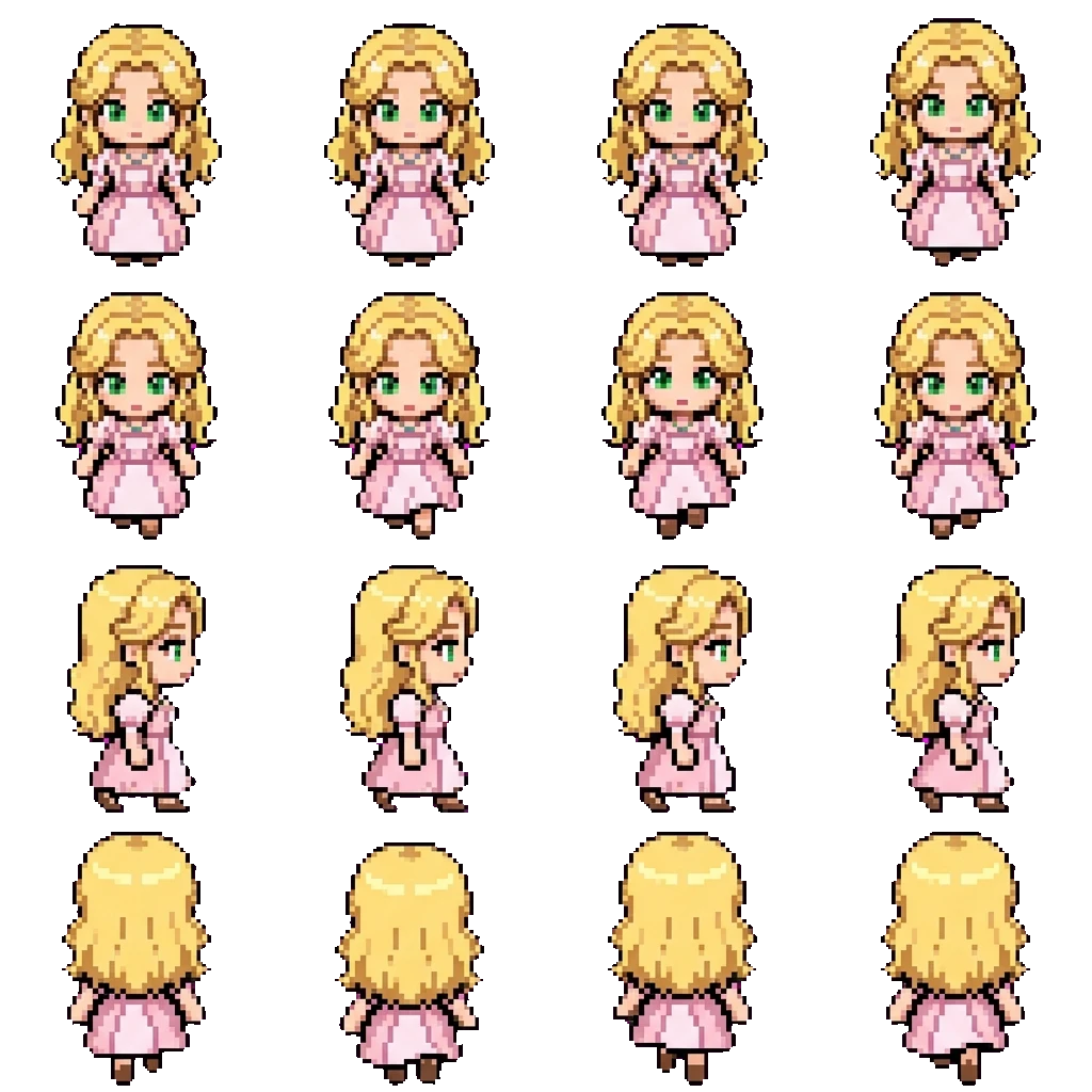 Lady Evelyn Valerius movement sprite