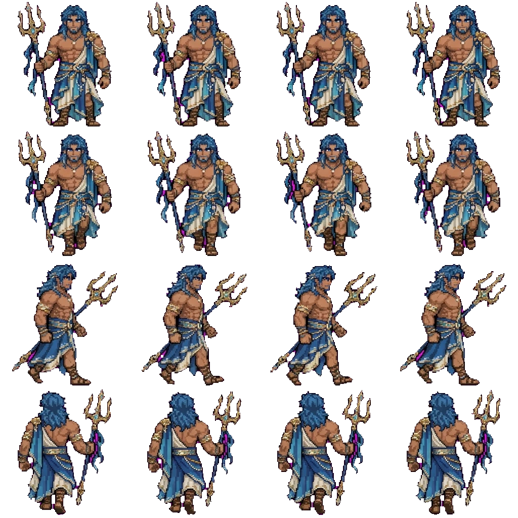 Poseidon movement sprite