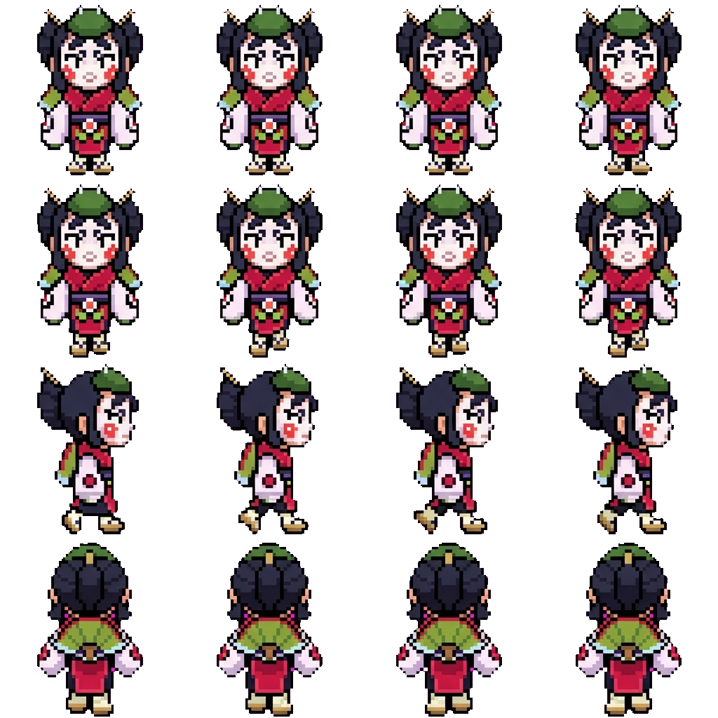 Kaze movement sprite