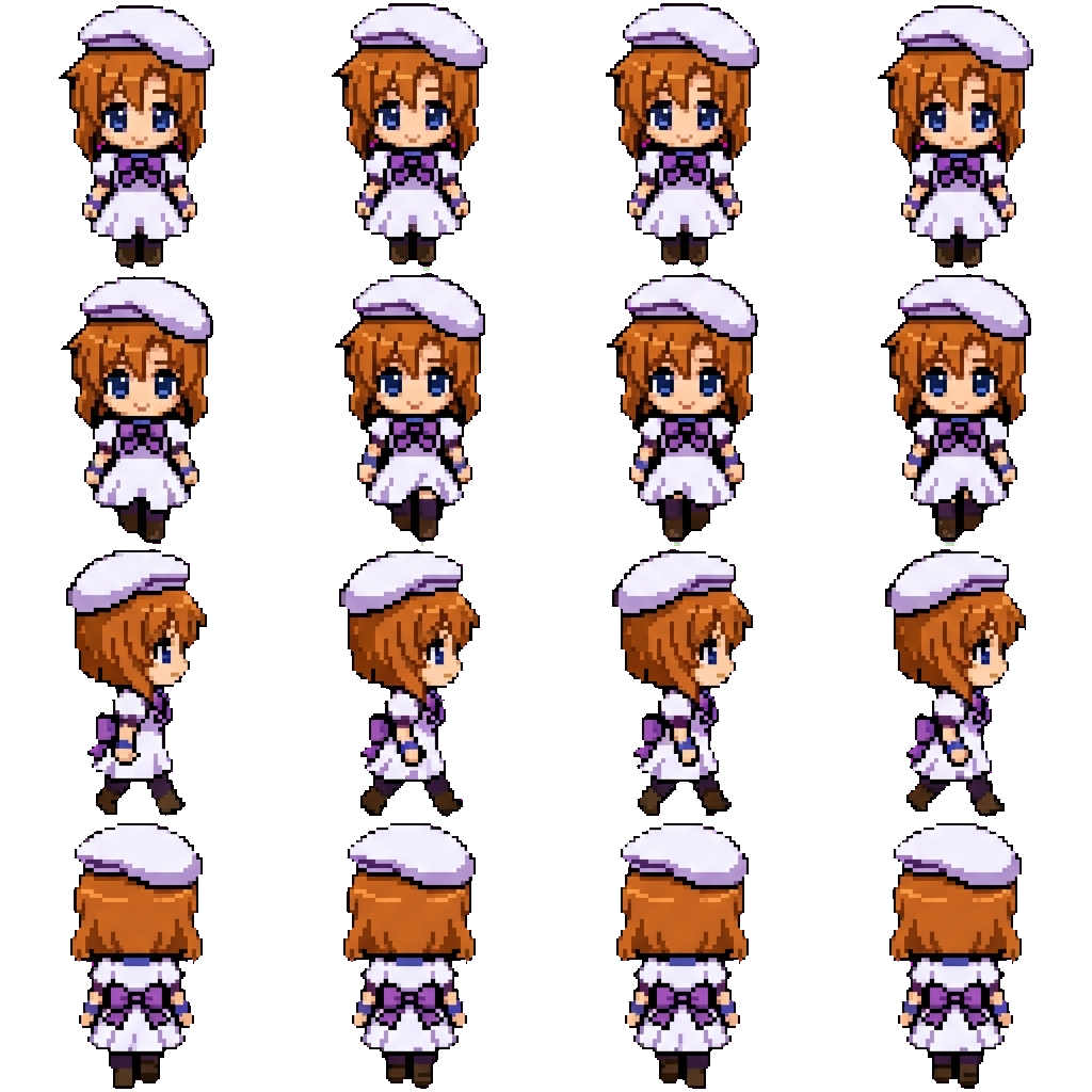 Rena Ryugu movement sprite