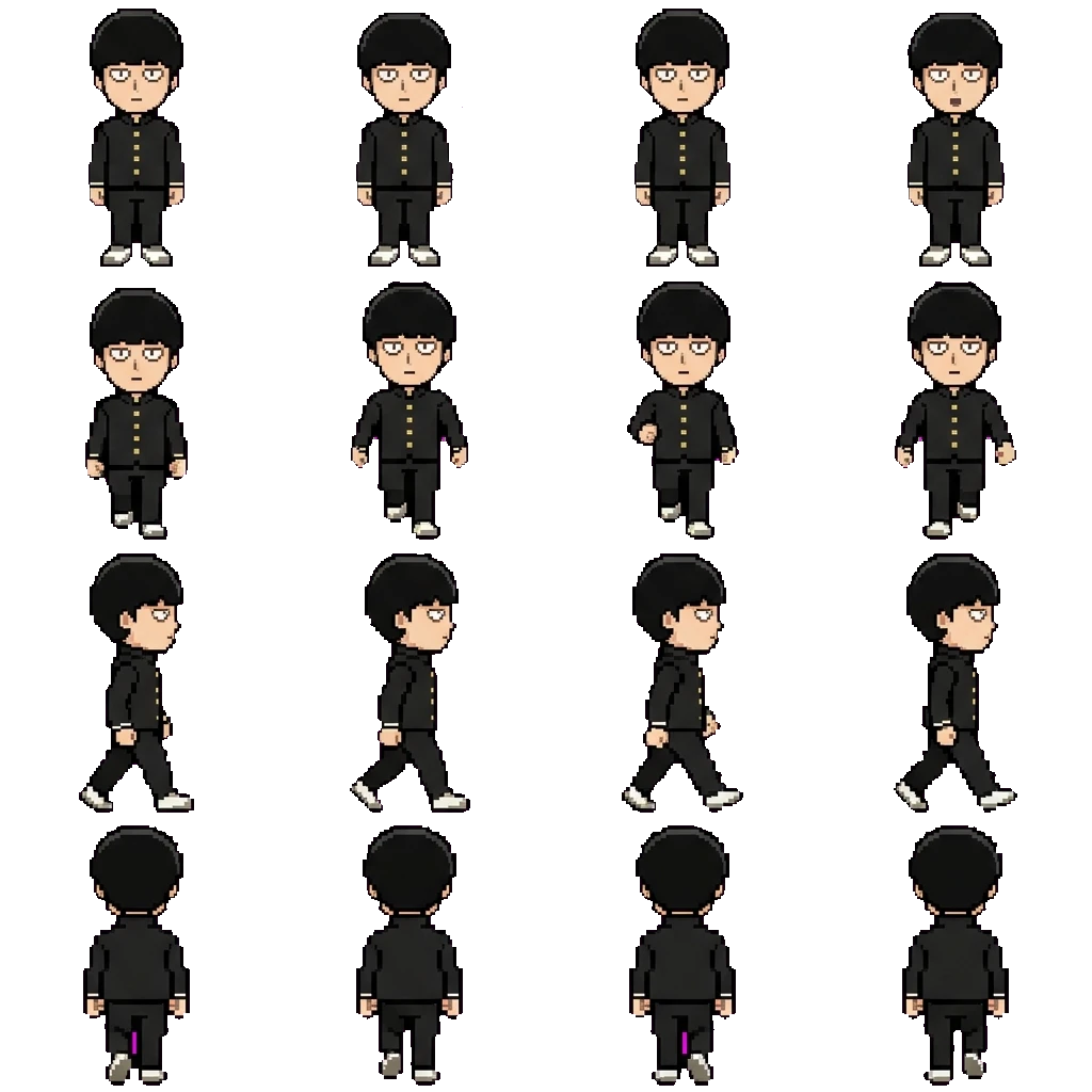 Shigeo Kageyama movement sprite