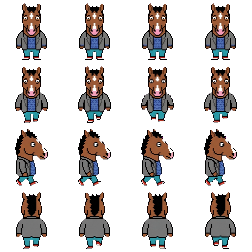 bojack horseman movement sprite