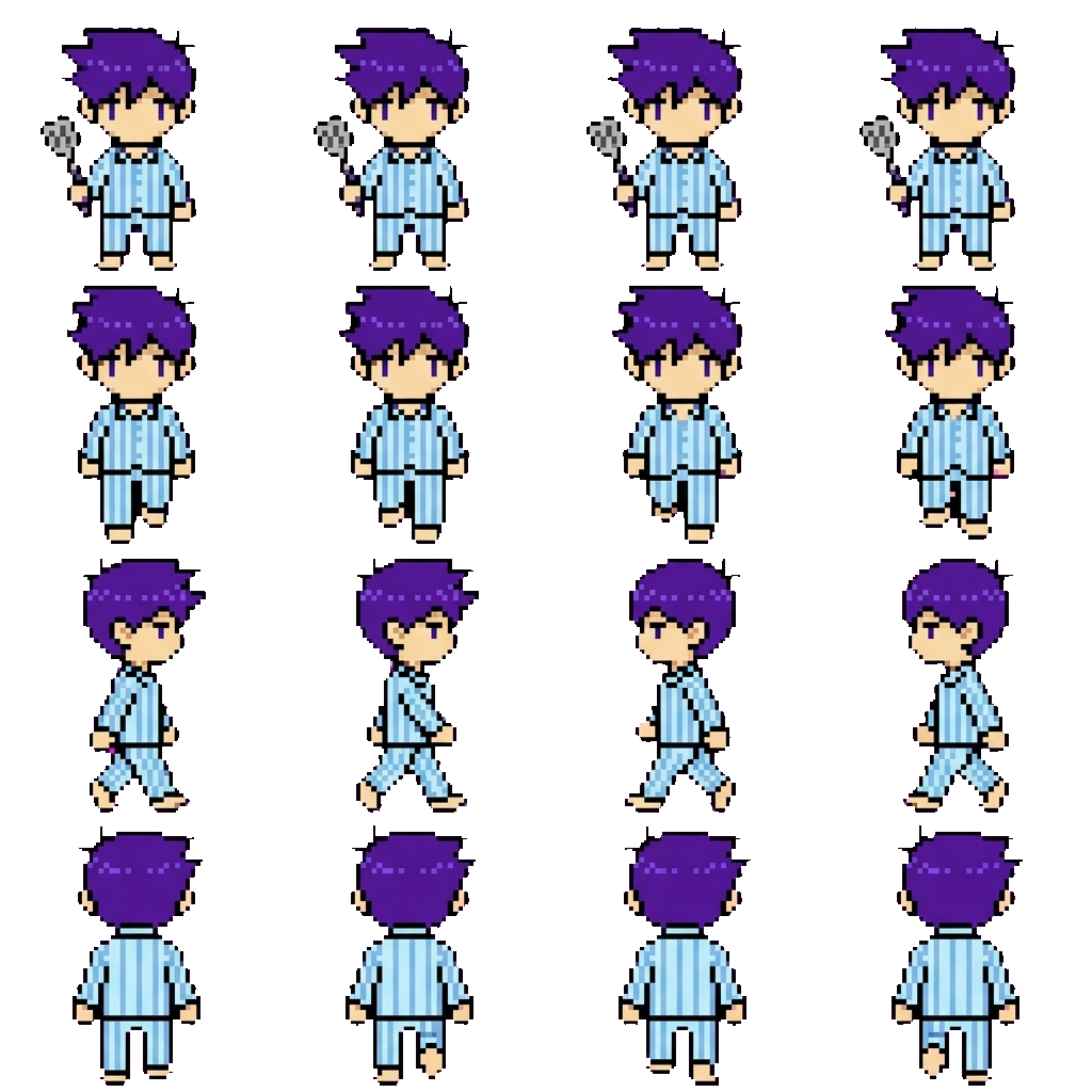 Hero movement sprite
