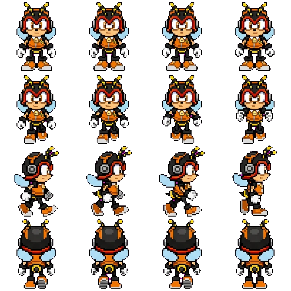 Charmy movement sprite