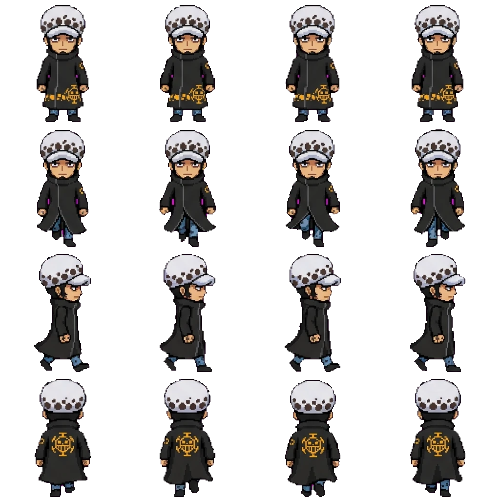Trafalgar Law movement sprite