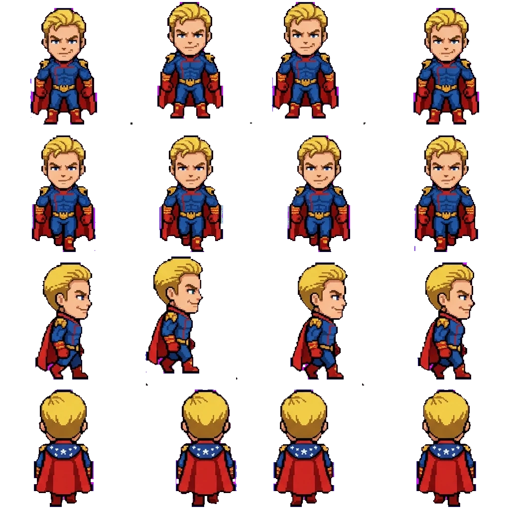 Homelander movement sprite