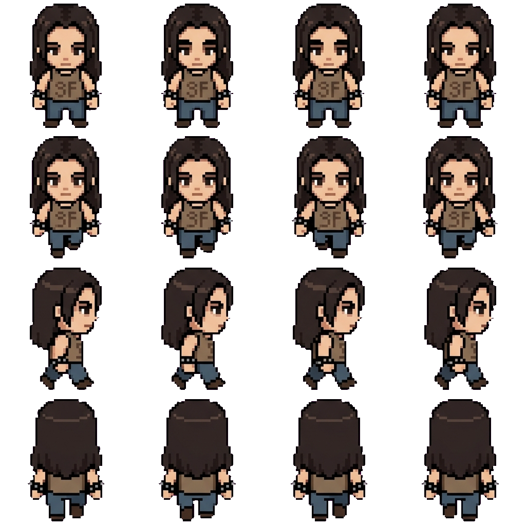 Larry movement sprite