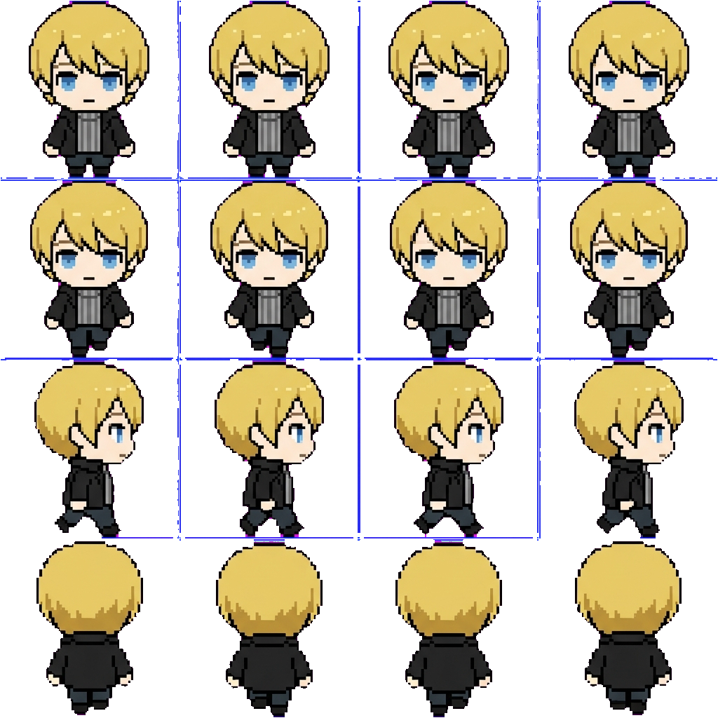Kasumi Hojo movement sprite