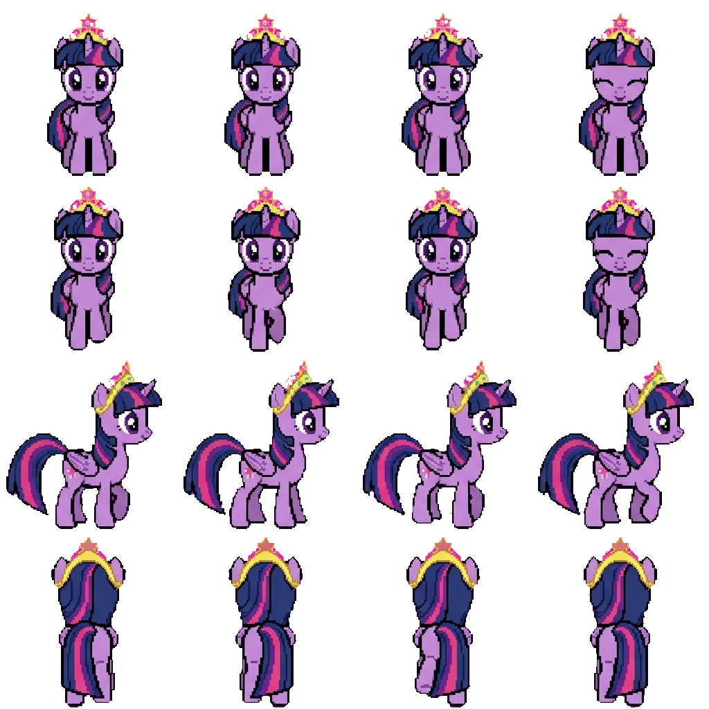 Twilight Sparkle movement sprite