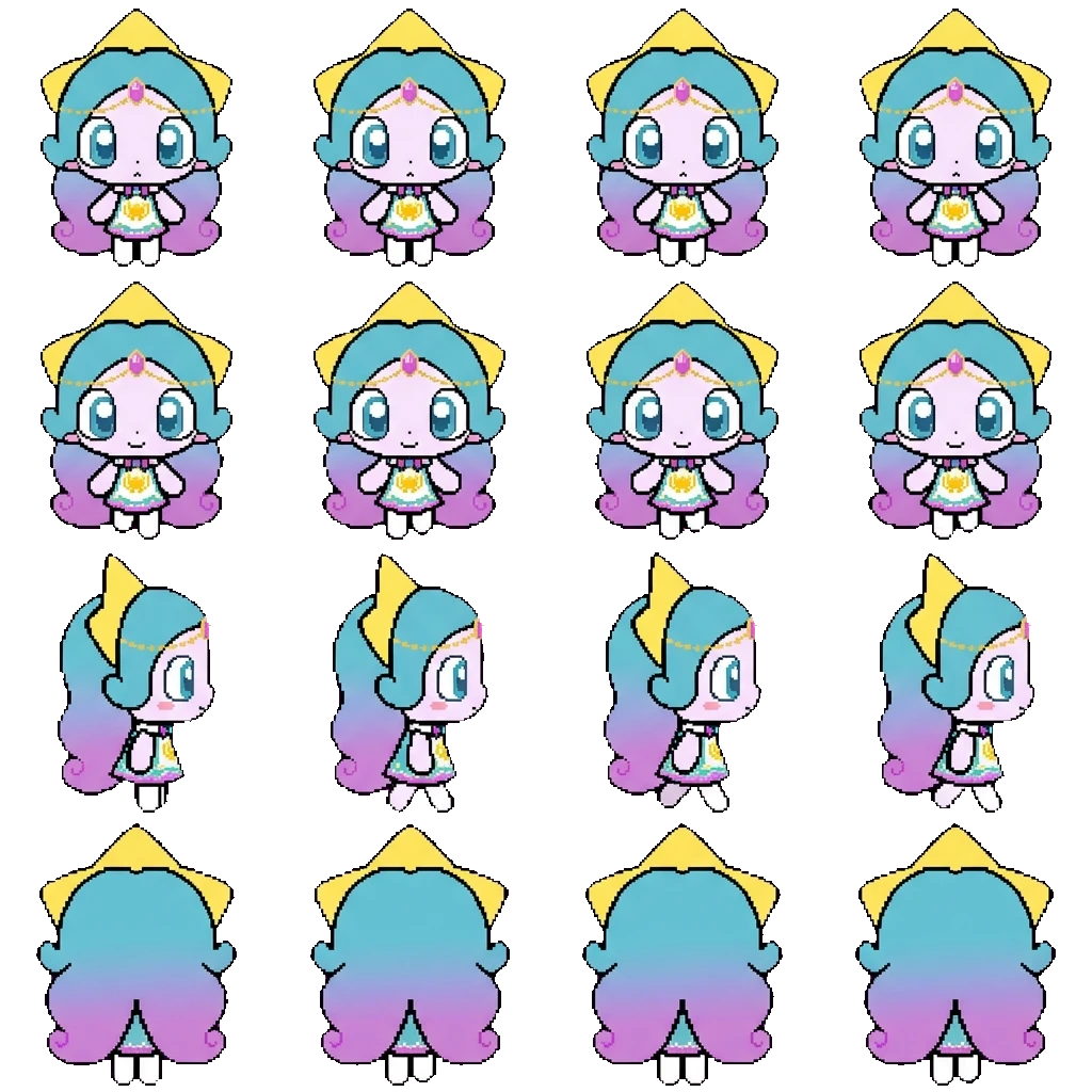 Sparkleping movement sprite