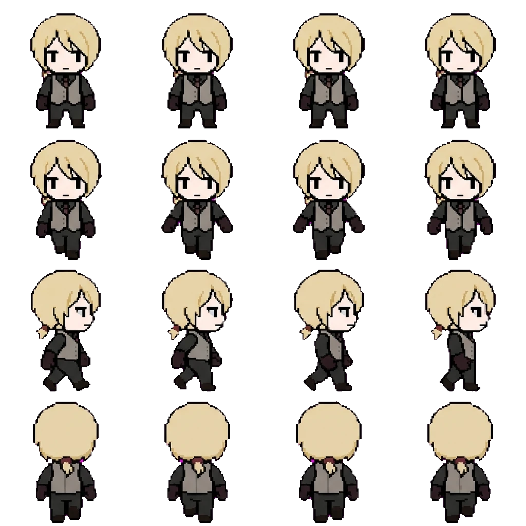 Bernadette movement sprite