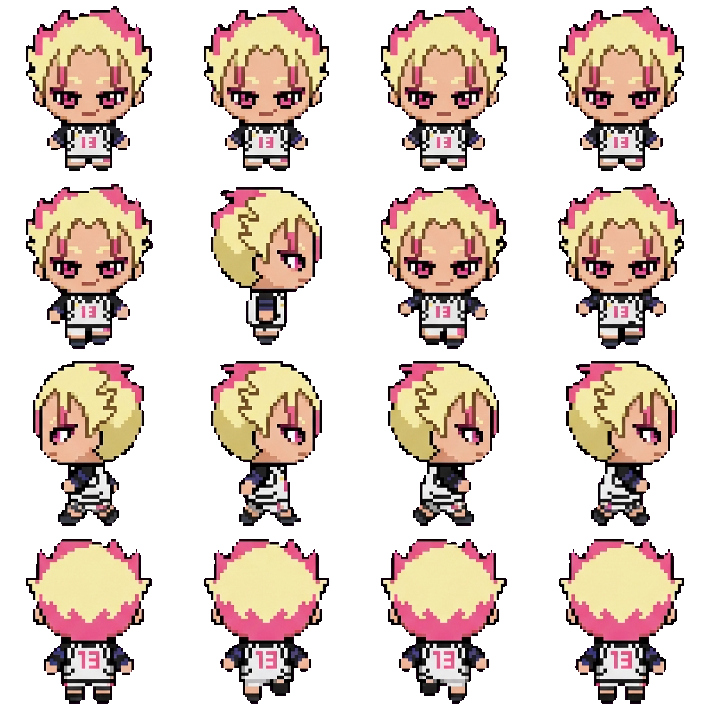 Gay Shidou movement sprite