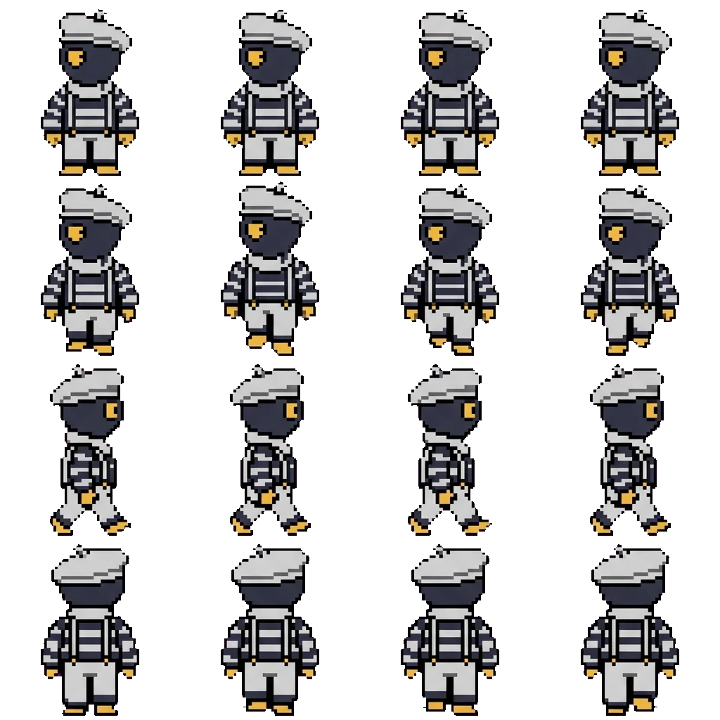 Malware Mime movement sprite