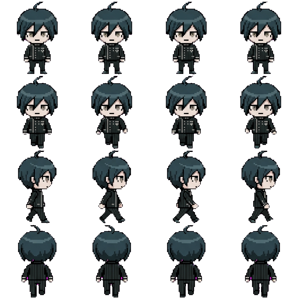 Shuichi movement sprite