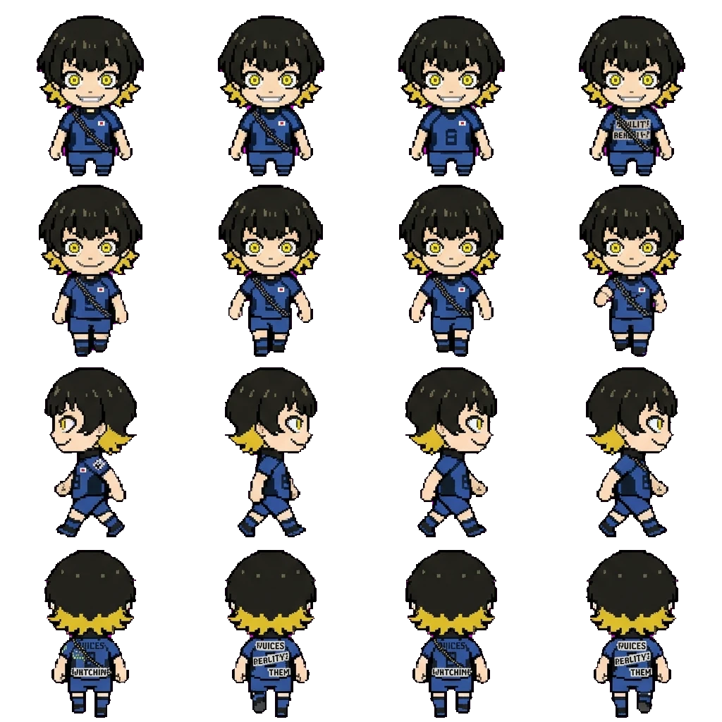 Meguru Bachira movement sprite